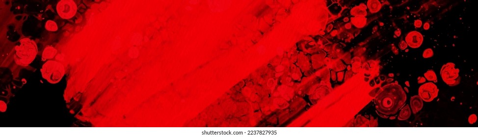 Black red ink brush stroke background. JDesign element. Vector illustration of grunge stains. Vector brushes illustration.