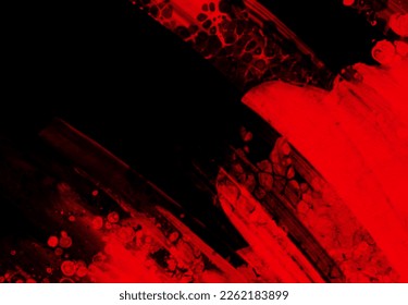 Black red ink brush stroke background. JDesign element. Vector illustration of grunge stains. Vector brushes illustration.