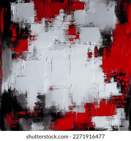 Black red ink brush stroke on white background. Japanese style. Vector illustration of grunge vector brushes illustration.