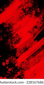 Fondo del trazo de pincel rojo negro. elemento JDesign. Ilustración vectorial de manchas de grano. El vector pinza la ilustración.
