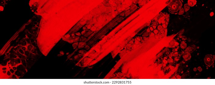 Black red ink brush stroke background. JDesign element. Vector illustration of grunge stains. Vector brushes illustration.
