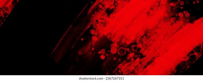 Fondo del trazo de pincel rojo negro. elemento JDesign. Ilustración vectorial de manchas de grano. El vector pinza la ilustración.