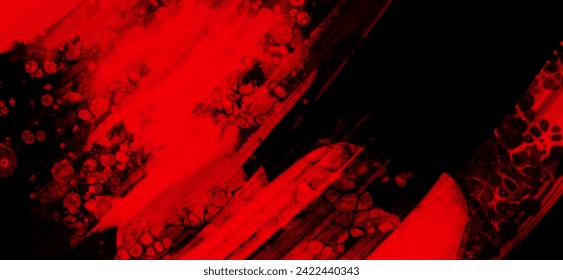 Black red ink brush stroke background. JDesign element. Vector illustration of grunge stains. Vector brushes illustration.