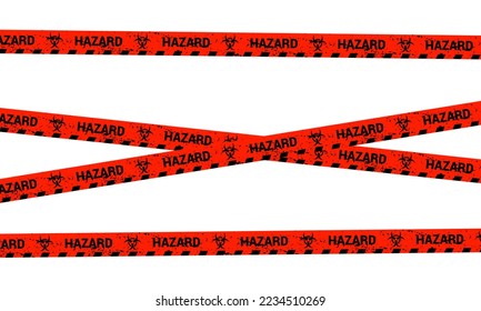 Black and red line striped. Warning tapes. Danger signs. Caution ,Barricade tape, Do not cross, police, scene barrier tape.Vector illustration