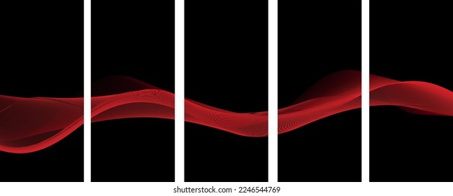 Black and Red Lines Backgrounds
