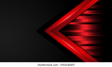 Black and Red Modern Abstract Background
