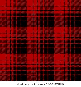 Black and Red modern tartan plaid Scottish seamless pattern.Texture from plaid,tablecloths, clothes, shirts, dresses, jacket, skirt, paper, blankets and other textile products. Christmas concept.