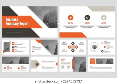 Black and red modern work presentation
