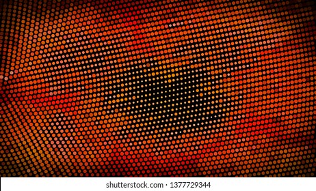 Black Red and Orange Dots Background Vector Art