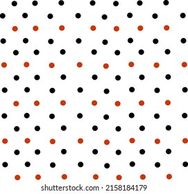 black red Polka Dot Fabric Abstract Pattern Background Vector