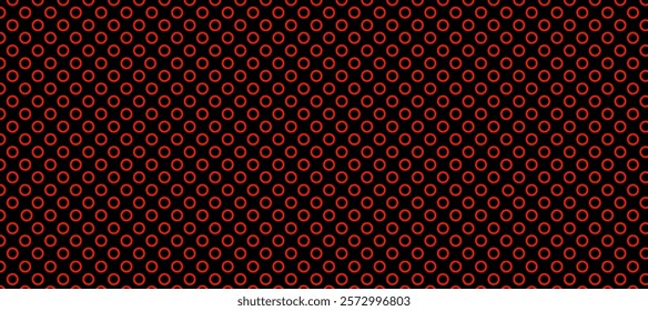 Black and red polka dots pattern background