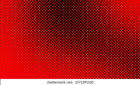 Black and red pop art background in vitange comic style with halftone dots, vector illustration template for your design  