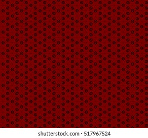 Black and red Seamless texture of cubes. Optical illusion. Vector illustration.