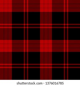 Black and Red tartan plaid Scottish seamless pattern.Texture from plaid, tablecloths, clothes, shirts, dresses, paper, bedding, blankets and other textile products.