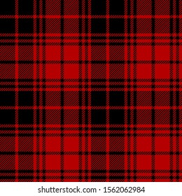 Black and Red tartan plaid Scottish seamless pattern.Texture from plaid,tablecloths, clothes, shirts, dresses, jacket, skirt, paper, blankets and other textile products. Christmas concept.