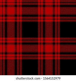 Black and Red tartan plaid Scottish seamless pattern.Texture from plaid,tablecloths, clothes, shirts, dresses, jacket, skirt, paper, blankets and other textile products. Christmas concept.