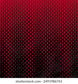 black red triangle halftone background with dark gray spray paint vector