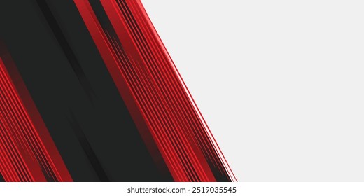Fondo de contraste abstracto blanco y rojo negro. Diseño de fondo corporativo de negocios en blanco y rojo negro con estilo de contraste.