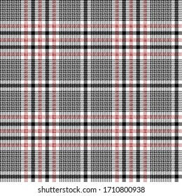 Black, Red and White colors modern tartan plaid Scottish seamless pattern.Texture from plaid, tablecloths, clothes, shirts, dresses, jacket, skirt, paper, blankets and other textile products.