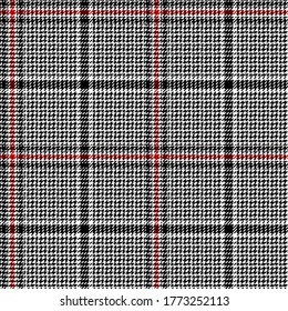 Black, Red and white colors modern tartan plaid Scottish seamless pattern.Texture from plaid,tablecloths, clothes, shirts, dresses, jacket, skirt, paper, blankets and other textile products. 