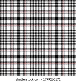 Black, Red and white colors modern tartan plaid Scottish seamless pattern.Texture from plaid,tablecloths, clothes, shirts, dresses, jacket, skirt, paper, blankets and other textile products. 