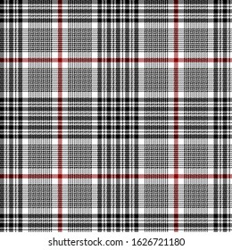Black, Red and White modern tartan plaid Scottish seamless pattern.Texture from plaid, tablecloths, clothes, shirts, dresses, jacket, skirt, paper, blankets and other textile products.