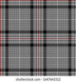 Black, Red and White modern tartan plaid Scottish seamless pattern.Texture from plaid, tablecloths, clothes, shirts, dresses, jacket, skirt, paper, blankets and other textile products.