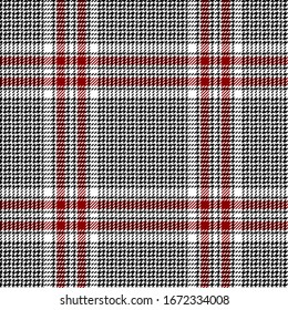 Black, Red and White modern tartan plaid Scottish seamless pattern.Texture from plaid, tablecloths, clothes, shirts, dresses, jacket, skirt, paper, blankets and other textile products.