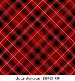 Black,  Red and  White Tartan  Plaid  Seamless Pattern Background. Flannel  Shirt Tartan Patterns. Trendy Tiles Vector Illustration for Wallpapers.
