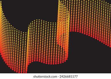 black red and yellow background vector design 
