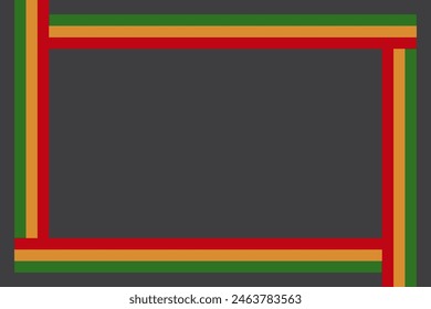 black red, yellow, green background, Juneteenth theme, freedom day, annual holiday. simple design with copy space area