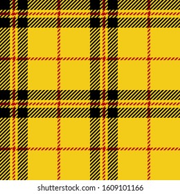 Black, Red and Yellow modern tartan plaid Scottish seamless pattern.Texture from tartan, plaid, tablecloths, clothes, shirts, dresses, paper, bedding, blankets and other textile products.
