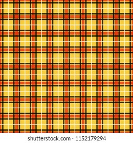 Black, Red, and Yellow Plaid Seamless Pattern - Plaid pattern in colors of Germany made for Oktoberfest