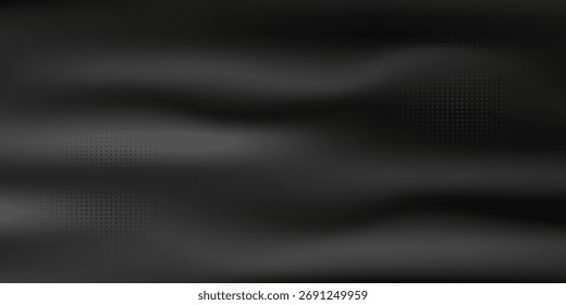 Fondo de renderizado negro con Vector de gradiente futurista.
