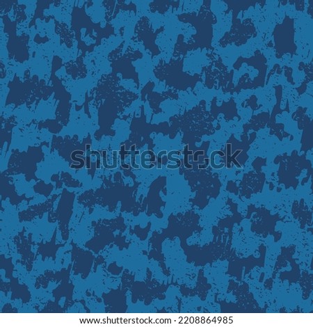 Black Repeated Artistic Graphic Texture. Green Seamless Halftone Graphic Wallpaper. Blue Seamless Military Vector Print. Camouflage Net Blue Camouflage Seamless Pattern.