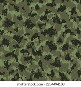 Black Repeated War Graphic Print. Khaki Seamless Halftone Vector Wallpaper. Camouflage Pattern Beige Camouflage Seamless Pattern. Green Seamless Artistic Vector Wrapping. Camoflage