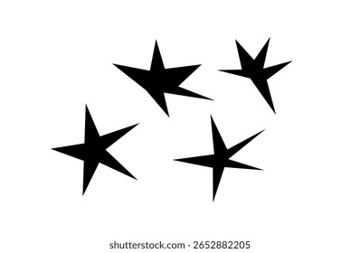 Schwarze Retro-Glitter-Vektorgrafik