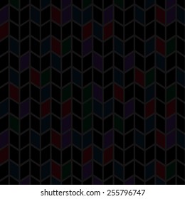 Black, retro pattern. Vector art.