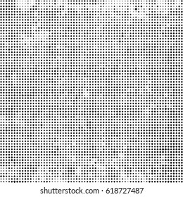 black rhombus of different sizes. abstract background. grunge texture. halftone effect. vector illustration