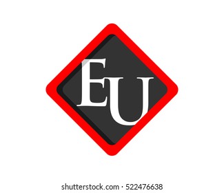 black rhombus initial typography alphabet typeset typeface logotype font image vector icon