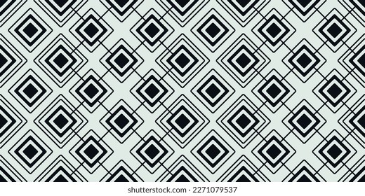 Black rhombus tiles. Print for interior and design, pillows, notebooks, textiles, wallpaper, packaging.