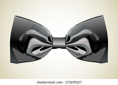 black ribbon bow 