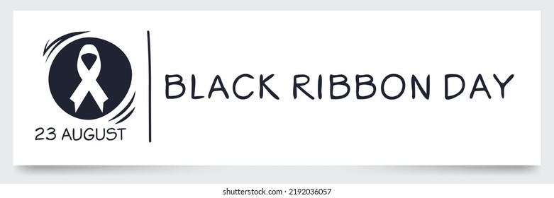 Black Ribbon Day, held on 23 August.