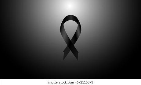Black Ribbon Vector 