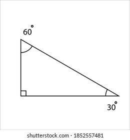 black right triangle on a white background