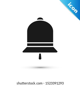 Black Ringing bell icon isolated on white background. Alarm symbol, service bell, handbell sign, notification symbol. Vector Illustration Black Ringing bell icon isolated on white background. Alarm symbol, service bell, handbell sign, notification symbol. Vector Illustration