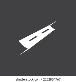 Black Road Way Logo Vector Template