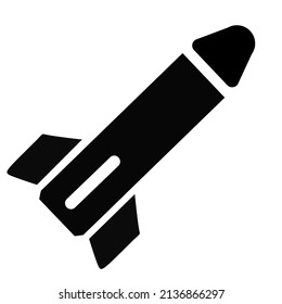 Black Rocket Clip Art Illustration Stock Vector (Royalty Free ...