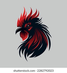 ilustración de color del vector de la cabeza del roedor negro