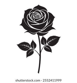 Un diseño de arte rosa negro